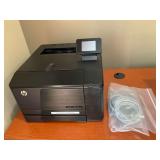 HP LaserJet Pro 200 Color Printer with Cables