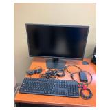 Dell 24 Inch Monitor with Keyboard and Power Brick