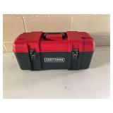Craftsman Plastic Tool Box w/ assorted Hand Tools ... See Photos