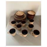 Sango Nova Brown 4933 Dinnerware Set