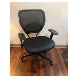 Black Rolling Adjustable Office Chair