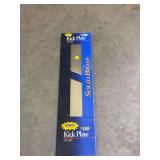 Ives by Schlage Solid Brass Magnetic Kick Plate