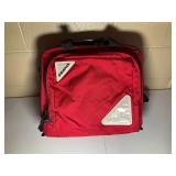 Ferno Red Medical Equipment Trauma Bag with Compartments and Shoulder Strap ... 13 x 16 x 7 inches
