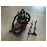 RIDGID 4-Gallon 5.0 Peak HP Portable Wet/Dry Shop Vacuum with Accessories