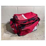 Ferno Red Medical Trauma Bag Emergency Responder Kit Organizer ... 12 x 14 x 24 Inches