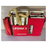 Physio-Control LifePak 5 Defibrillator and Cardiac Monitor in Carrying Case