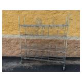 Nexel Rolling Wire Shelving Unit ... 80 x 72 x 19 inches
