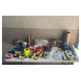 Assorted Industrial Tapes, Safety Treads, and Films