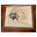 "THE EMT" Framed Photograph & Poem  ... 12 x 15 inches