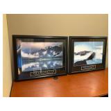 "Leadership" & "Success" Framed Motivational Pictures ... 25 x 31 inches each