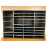 Vevor Black Metal Multi-Compartment Literature Sorter and Office Organizer