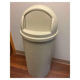 Rubbermaid Plastic Trash Receptacle ... 36” tall