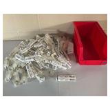 BD 5ml Luer-Lok Syringes Lot with Red Storage Bin