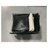Plastic Interlocking Grate Tiles and Dividers in Storage Bin