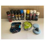 Assorted Automotive Detailing Supplies