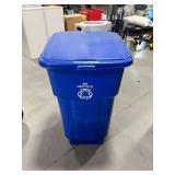 Rubbermaid Rolling Recycling Bin