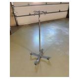Drive Medical IV Pole with 4-Leg Base and Rolling Casters (Product Code: 13029)
