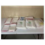 Assorted Reclosable Poly Bags Lot including Reloc Zippit and DispenserBag