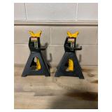 Pair of Craftsman Professional 3-1/2 Ton / 7,000 lb. Ratchet Locking Jack Stands