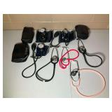 Sphygmomanometers and Stethoscopes with Storage Cases