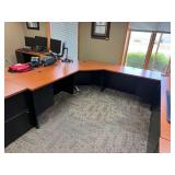L Shaped Office Desk ... 30 x 89 x 89 inches