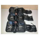 (3) ADC Adcuff Aneroid Sphygmomanometer Blood Pressure Kits in Black Carry Cases