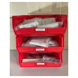 Laerdal PneuSplint Disposable Air Splints Set with Red Storage Bins