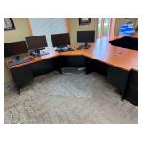 L Shaped Office Desk Unit ... 30 x 89 x 89 Inches ... Contents NOT included