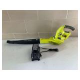 Ryobi P2107 18V Hybrid Cordless/Electric Blower with P102 Battery and Charger