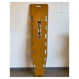 Henley Board Inc. Wooden Spinal Backboard with Metro Decal ... 72 x 16 inches