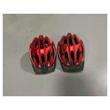 Pair of Bike helmets