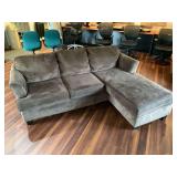 Grey L Shaped Couch ... 35 x 90 x 64 Inches