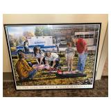 Framed Print "In The Line Of Duty" by Mark Manwaring ... 20 x 25 inches