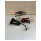 Craftsman Electric Stapler/Nailer and Gardner Bender Cable Boss Staple Gun with Insulated Staples