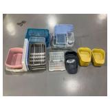 Assorted Plastic Organizer Bins
