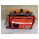 Plano Orange and Gray Medical Responder EMT Gear Bag with Utility Box