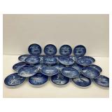 Royal Copenhagen Porcelain Holiday Plates