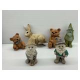 Garden Statuary Including Gnomes and Bears
