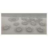 Group of Clear Pressed Glass Tableware