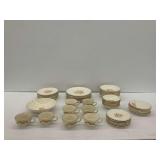 Homer Laughlin Gold Wheat Pattern Dinnerware
