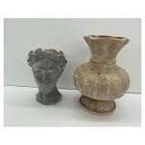 Head Planter and Vase