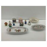 Porcelain Figures and Dishes