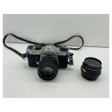 Asahi Pentax KX 35mm Film Camera with (2) Lenses