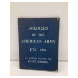 Soldiers of the American Army 1775-1954 (32) Color Plates by Fritz Kredel Portfolio