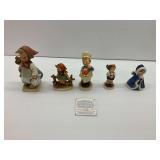 (5) Goebel Hummel Ceramic Figurines