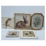 Art Pieces Including Paintings and Prints