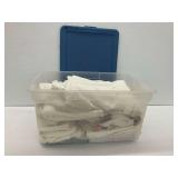 Textile Lot with Quilt Top and Linens