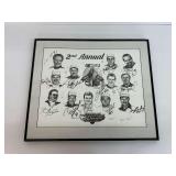 NASCAR 2nd Annual Family Cruise Framed Print with Multiple Signatures