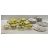 (2) Patterns of Mid Century Boontonware Melamine Dinnerware