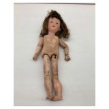 German Bisque Socket Head Doll with Jointed Body